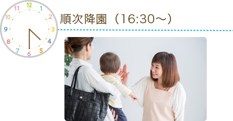 順次降園